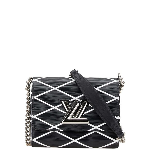LOUIS VUITTON Black Leather Shoulder Bag - Picture 1 of 9